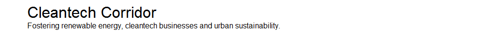 Fostering renewable energy, cleantech businesses and urban sustainability
